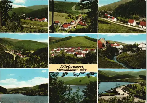 Ansichtskarte Riefensbeek-Kamschlacken-Osterode (Harz) Stadtansichten 1973