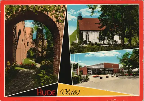 Ansichtskarte Hude 3 Bild: Kirche, Ruine, Gebäude 1981