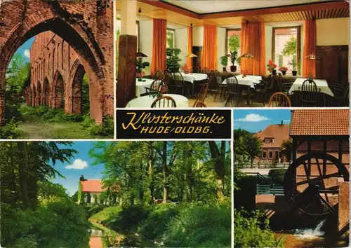 Ansichtskarte Hude Klosterschänke 3 Bild 1982