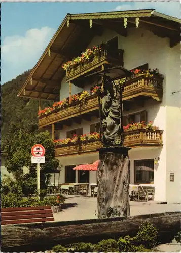 Ansichtskarte Ruhpolding am Brunnen 1978