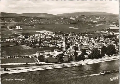 Ansichtskarte Erbach (Rheingau)-Eltville am Rhein Luftbild 1967