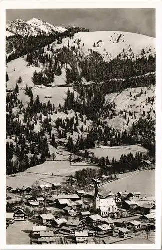 Ansichtskarte Bayrischzell Wildalpjoch im Winter 1958