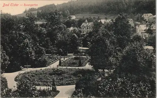 Ansichtskarte Bad Elster Rosengarten 1913