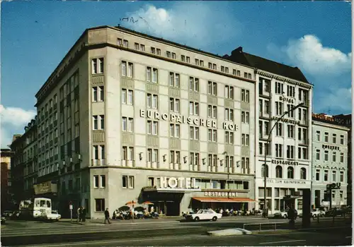 Ansichtskarte Hamburg Hotel Europäischer Hof- Kirchenallee 1980