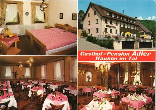 Sammelkarte Hausen im Tal-Beuron Gasthof - Pension Adler MB 1978
