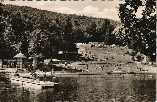 Ansichtskarte Bad Lauterberg im Harz Badeanstalt - Schwimmbad 1973