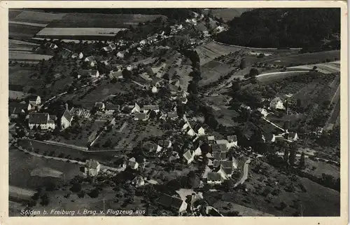 Ansichtskarte Sölden (Schwarzwald bei Freiburg) Luftbild 1931