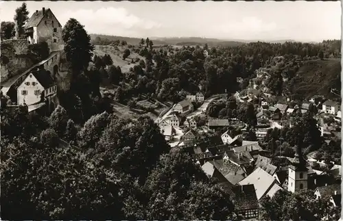 Ansichtskarte Pottenstein Totalansicht 1962