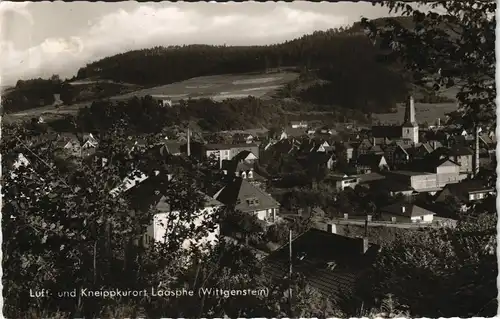 Ansichtskarte Bad Laasphe Stadtblick 1964