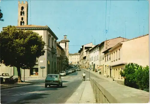 Cartoline Impruneta Via Mazzini, Auto, Strassen Ansicht 1970