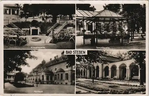 Ansichtskarte Bad Steben Mehrbild-AK mit 4 Stadtteilansichten 1939