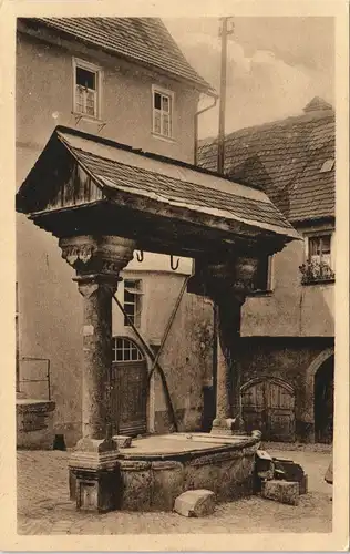 Ansichtskarte Ochsenfurt Alter Ziehbrunnen 1930