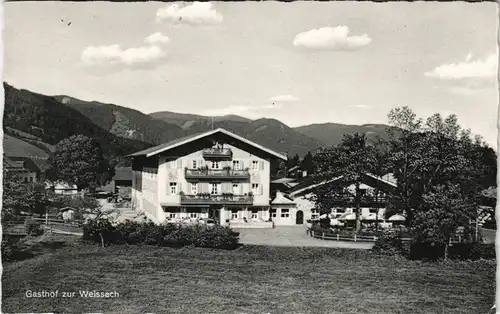 Ansichtskarte Weissach (Tegernsee) Gasthof Zur Weissach 1959