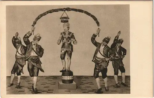 Ansichtskarte München Spielerker am neuen Rathaus 1920