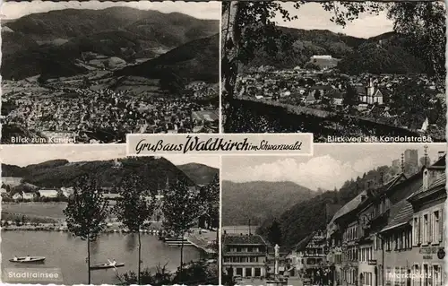 Waldkirch (Schwarzwald Breisgau) Mehrbild-AK   1960
