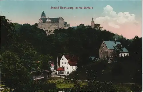 Ansichtskarte Rochsburg-Lunzenau Schloss Rochsburg 1913