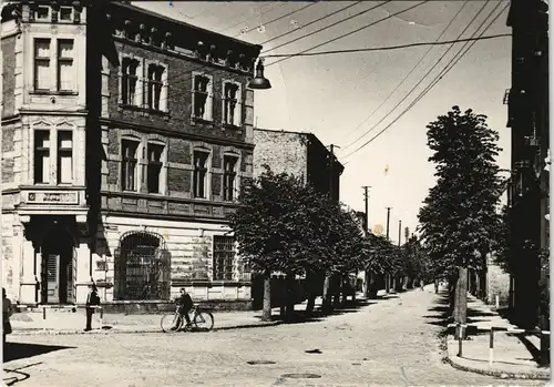 Postcard Polen Polska KRZYŻ Ulica Adama Mickiewicza 1970