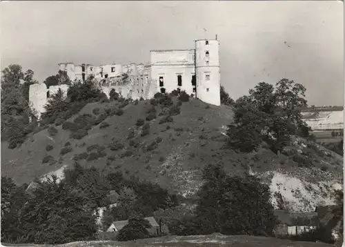 Kesselsdorf Janowiec (Babimost) Ruiny zamku Firlejów Burg Ruine 1969