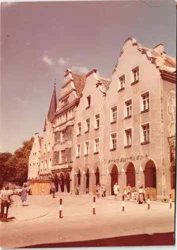 Postcard Allenstein Olsztyn Zabytkowe kamieniczki przy Starym Rynku 1973