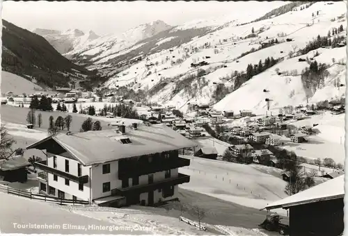 Saalbach-Hinterglemm Panorama-Ansicht mit Touristenheim Ellmau 1967
