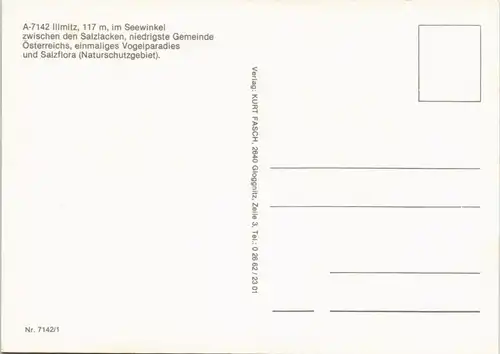 Ansichtskarte Illmitz Mehrbild-AK mit 6 Ortsansichten 1970