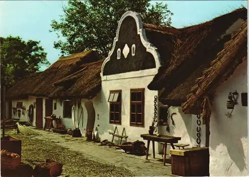 Ansichtskarte Illmitz Barockgiebelhaus Illmitz Seewinkel 1970