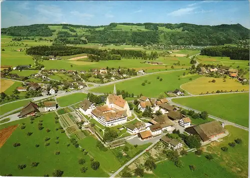 Ansichtskarte Kappel am Albis Luftaufnahme Aero-Photo 1990