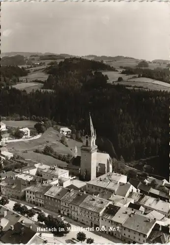 Haslach an der Mühl Luftaufnahme Panorama Zentrums-Ansicht 1965