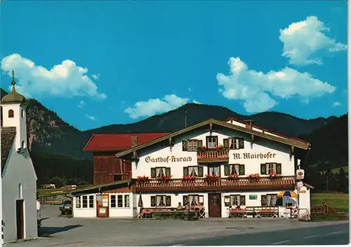 Ansichtskarte Fischbachau Partie am Gasthaus AURACH 2001