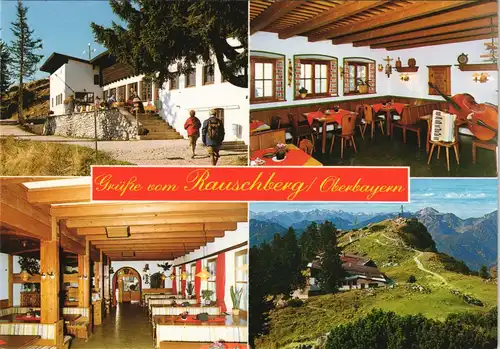 Ruhpolding Berggaststätte RAUSCHBERGHAUS Familie Grafetstetter 1975