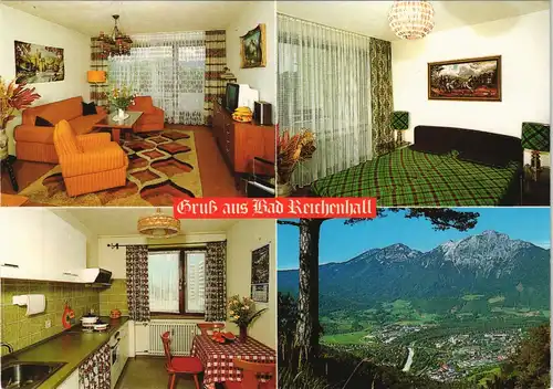 Bad Reichenhall Mehrbild-AK Ferienwohnung Fischerbrauwiese 9 1970