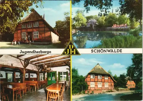 Schönwalde am Bungsberg Mehrbild-AK DJH Jugendherberge Am Ruhsal 1981