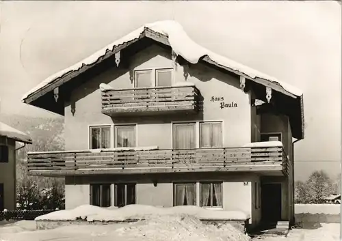 Ansichtskarte Ruhpolding Fremdenheim Haus Paula 1970