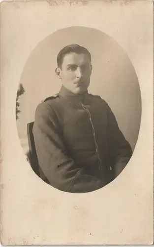 Foto  Fotokunst Porträtfoto eines Mannes 1910 Privatfoto