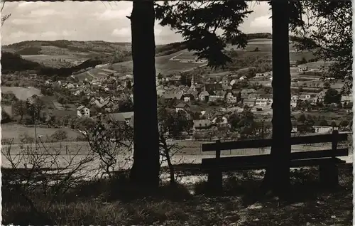 Ansichtskarte Waldmichelbach Panorama Ansicht, Odenwald 1962