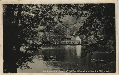 Bad Dürkheim Umlandansicht Wald-Gaststätte Isenach Pfälzer Wald 1951