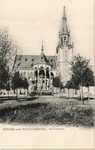 Ansichtskarte Bingen am Rhein Rochuskapelle Gruss vom Rochusberg 1910