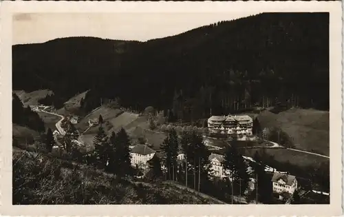 Ansichtskarte Bad Rippoldsau-Bad Rippoldsau-Schapbach Stadtpartie 1955