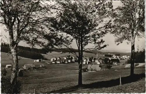 Ansichtskarte Schönwald im Schwarzwald Stadtpartie 1962