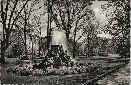 Ansichtskarte Baden-Baden Lichtenthaler Allee 1960