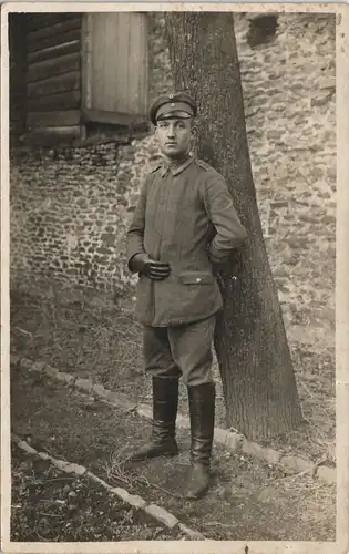 Echtfoto Militär Soldatenleben Soldat im 1. Weltkrieg 1915 Privatfoto