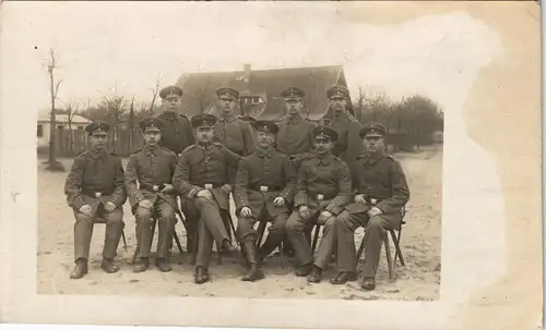 Militär & Soldatenleben höherrangige Soldaten 1. Weltkrieg 1915 Privatfoto