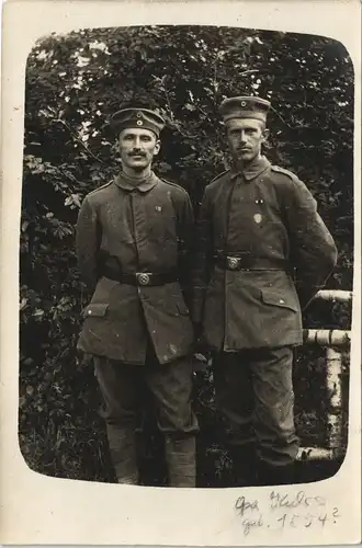 Militär & Soldatenleben Soldaten  Soldiers WK1
 World War I. 1917 Privatfoto