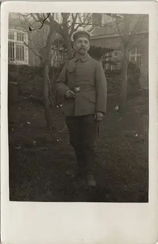 Militär Foto 1. Weltkrieg Soldier Soldat uniformiert 1915 Privatfoto