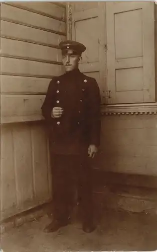 Militär 1. WK World War Photo Soldier Soldat in Uniform 1915 Privatfoto