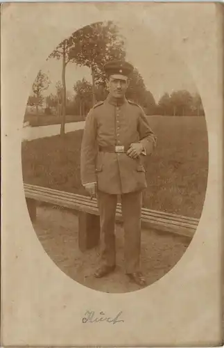 Militär 1. WK World War Photo Soldier Soldat uniformiert 1915 Privatfoto