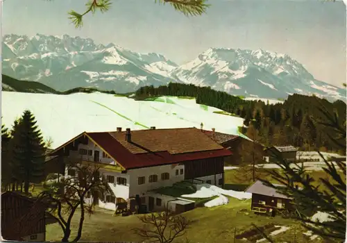 Ansichtskarte Reit im Winkl Alpengasthof - Cafe Steiner 1971