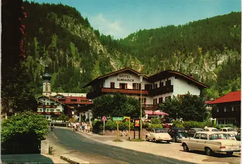 Ansichtskarte Reit im Winkl Cafe Hotel Almrausch 1973