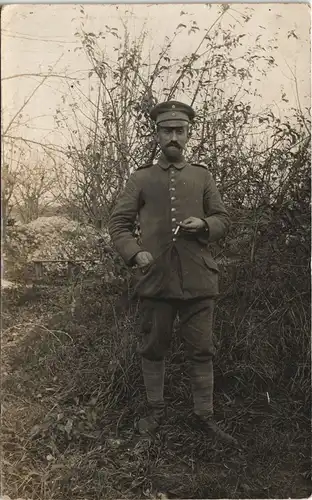 1. WK Kriegsfoto War Photo Echtfoto eines Gefreiten 1915 Privatfoto