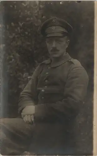 1. WK Kriegsfoto War Photo Soldat Porträt-Ansicht 1915 Privatfoto